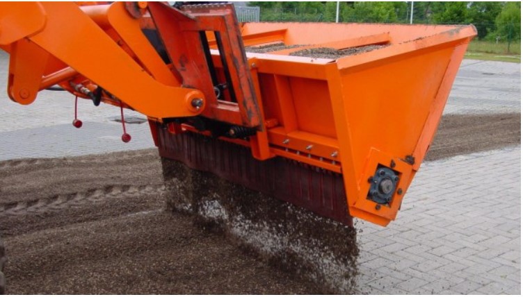 Material Streuschaufel Optimas 2000mm 0,9m³