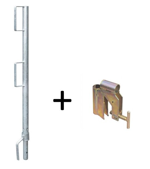 Absturzsicherung für Spundwand und Kanaldielen