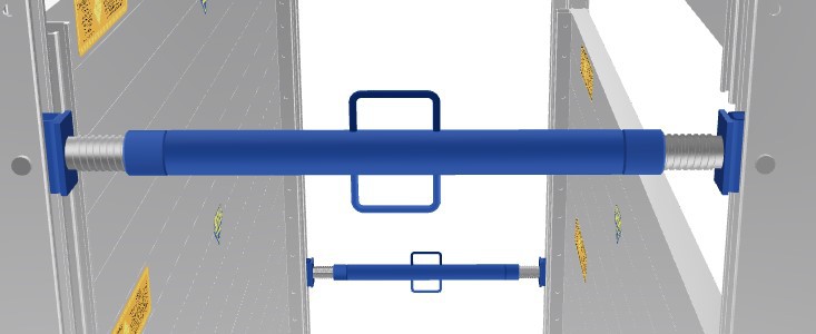 Alu-Verbaustrebe 1,32m