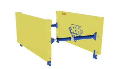 (Aufsatz) Standardbox 3,00 x 1,40m incl. 4 Spindeln + 8 Pilze + 4 Verbindungslaschen