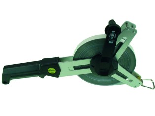 Bandmaß auf Alu-Rahmen Glasfaserband