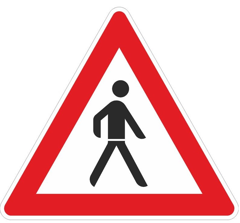 133-20 Fußgänger, Aufstellung links