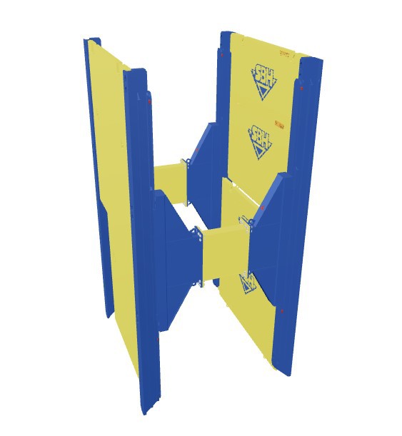 Doppelgleitschiene MEGA 3,50 x 1,40 m