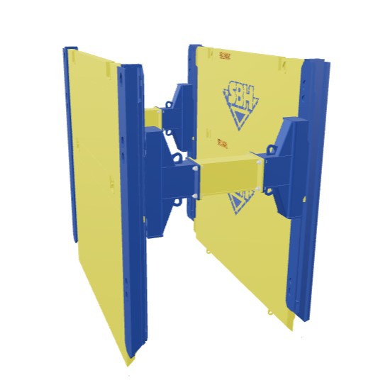 Einfachgleitschiene 2,50 x 1,40m