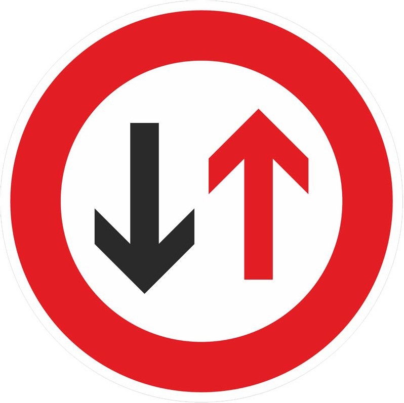 208 Vorrang des Gegenverkehrs