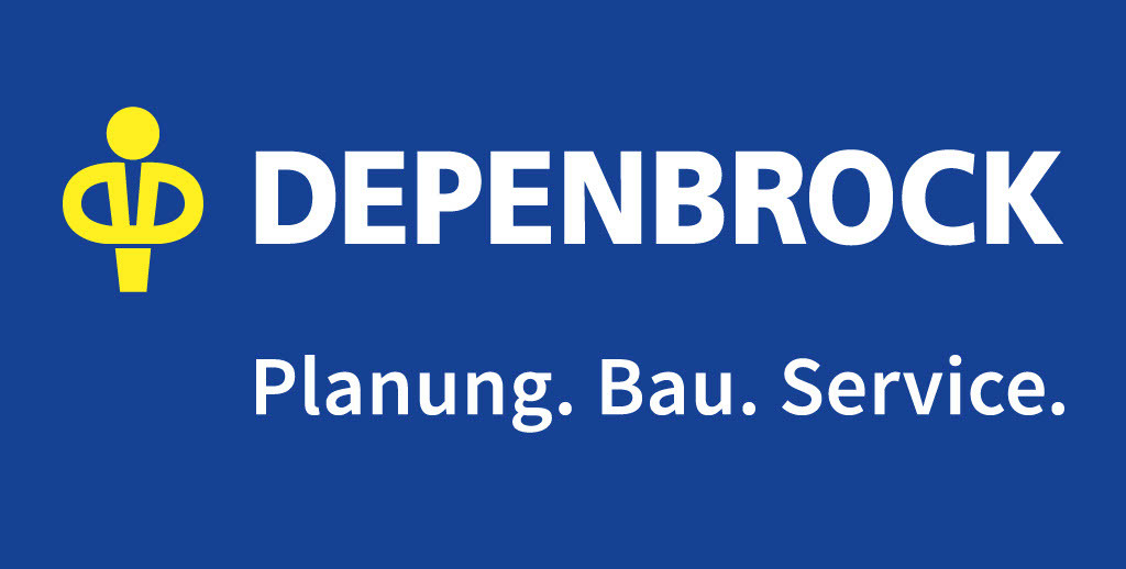 Bauzaunbanner "DEPENBROCK" 336cm x 170cm