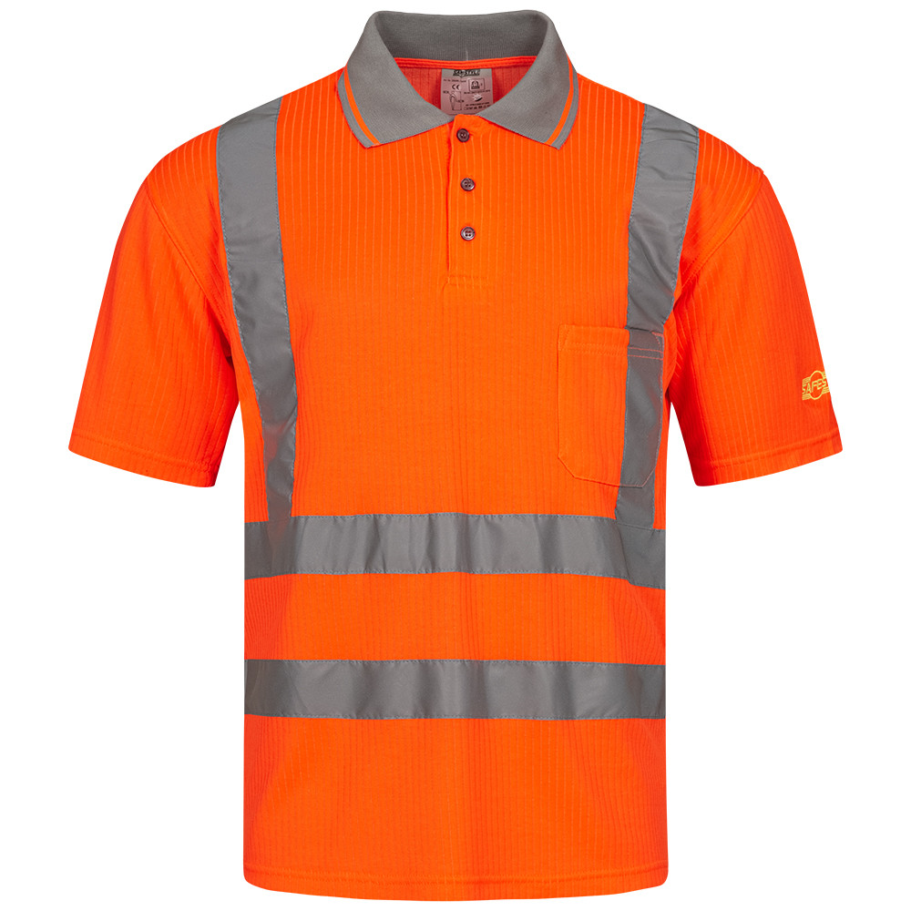 *CARLOS* WARNSCHUTZ-POLOSHIRT ORANGE