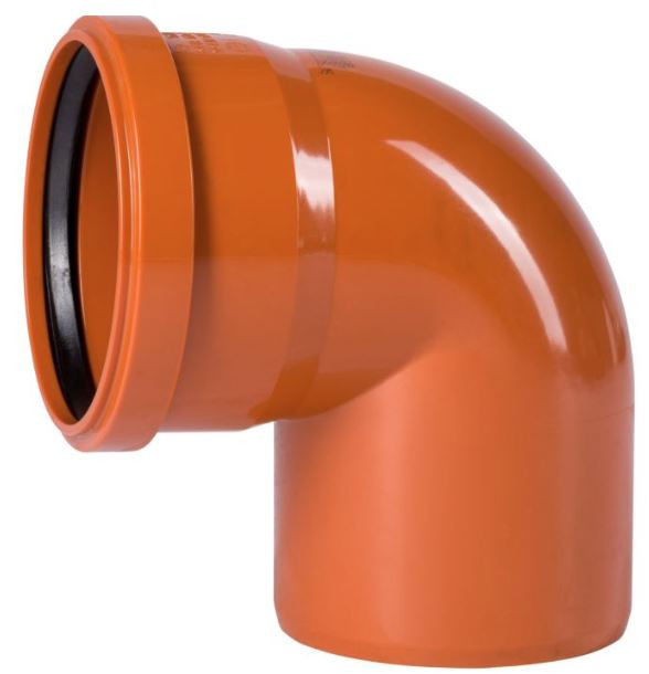 KG Bogen 87,5° DN110