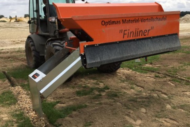 Material-Verteilschaufel Optimas 1,4m³