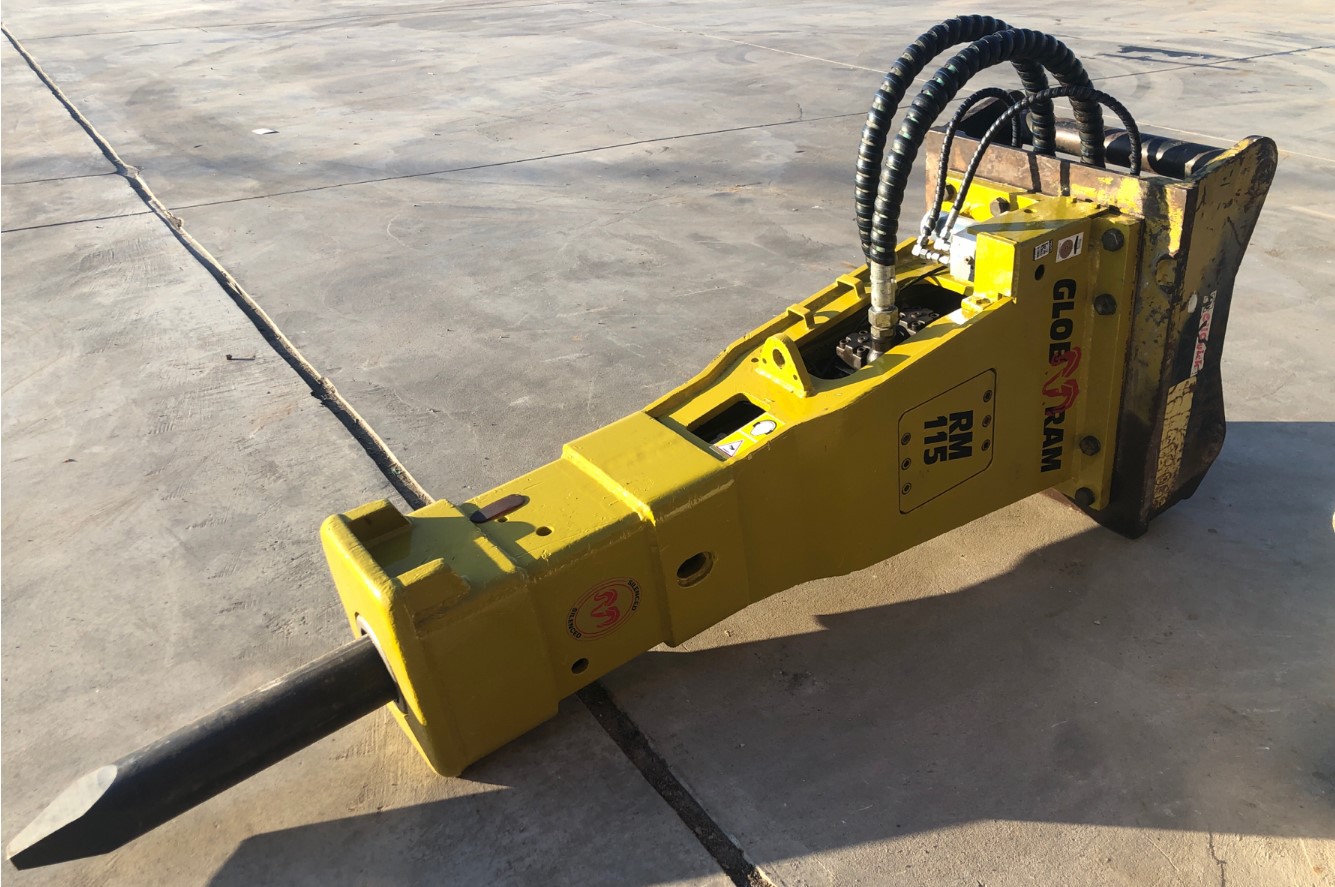 Hydraulikhammer (MS08 Aufnahme) Globram RM 115