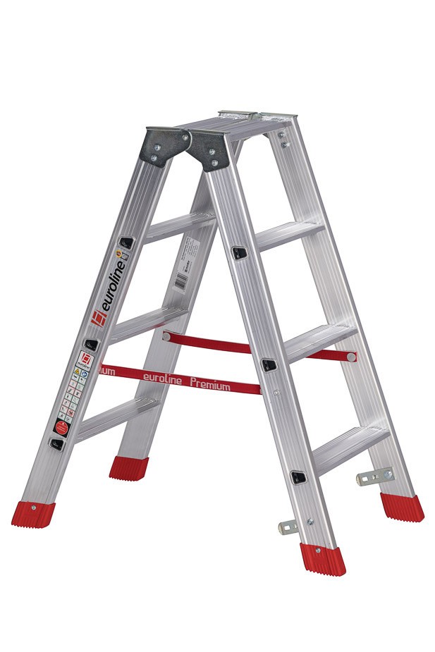 Euroline Alu-Stufenstehleiter beidseitig