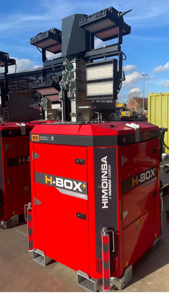 Hydraulik Lichtmast Himoinsa 8,3m LED 4 x 350W