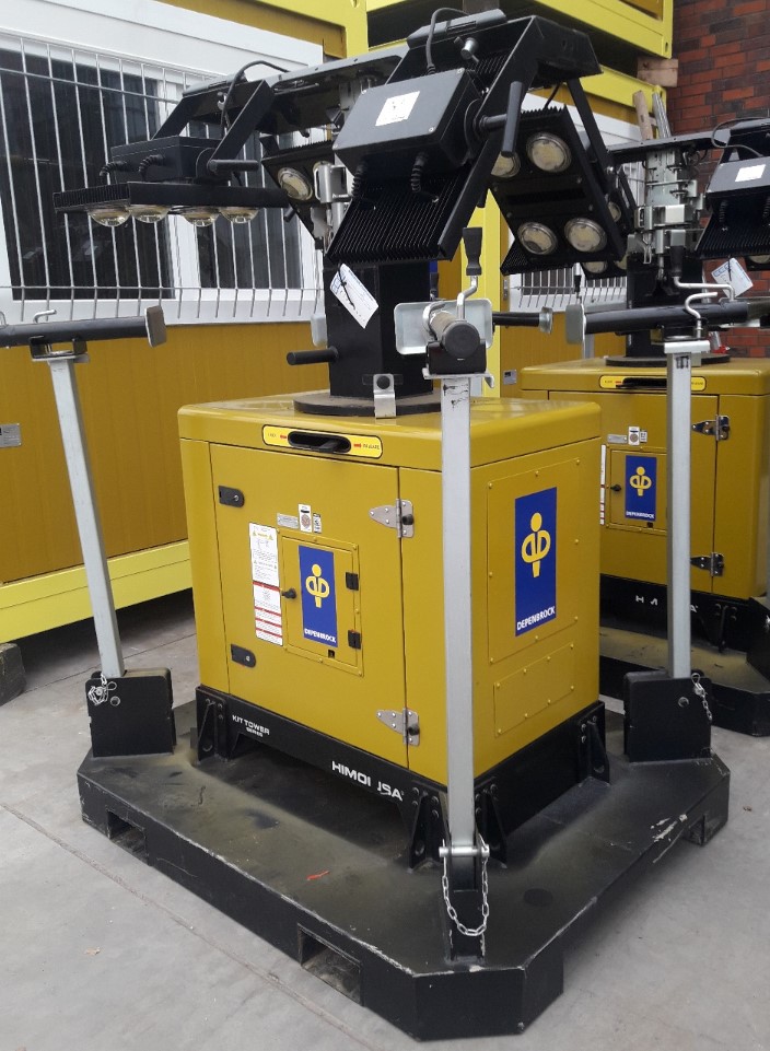 Hydraulik Lichtmast Himoinsa 9m LED 4 x 350W