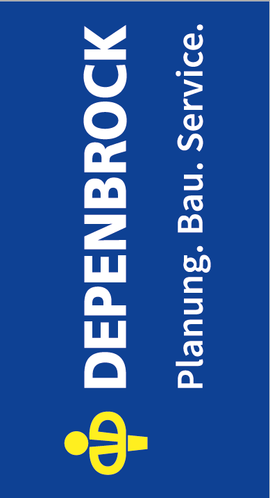 Gerüstbanner "DEPENBROCK" 330cm x180cm