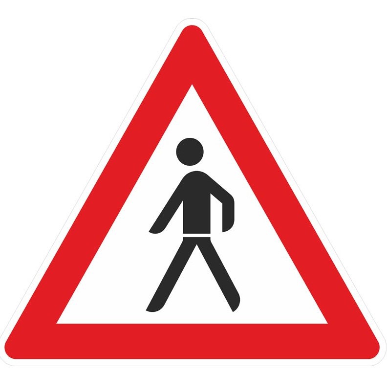 133-10 Fußgänger, Aufstellung rechts