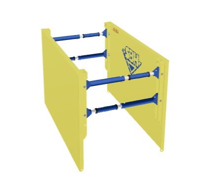 Standardbox 2,00 x 2,60m incl. 4 Spindeln + 8 Pilze + Splinte + Bolzen